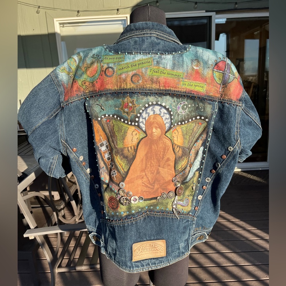 Vintage Whipp Cowboy Association embellished Denim Jacket